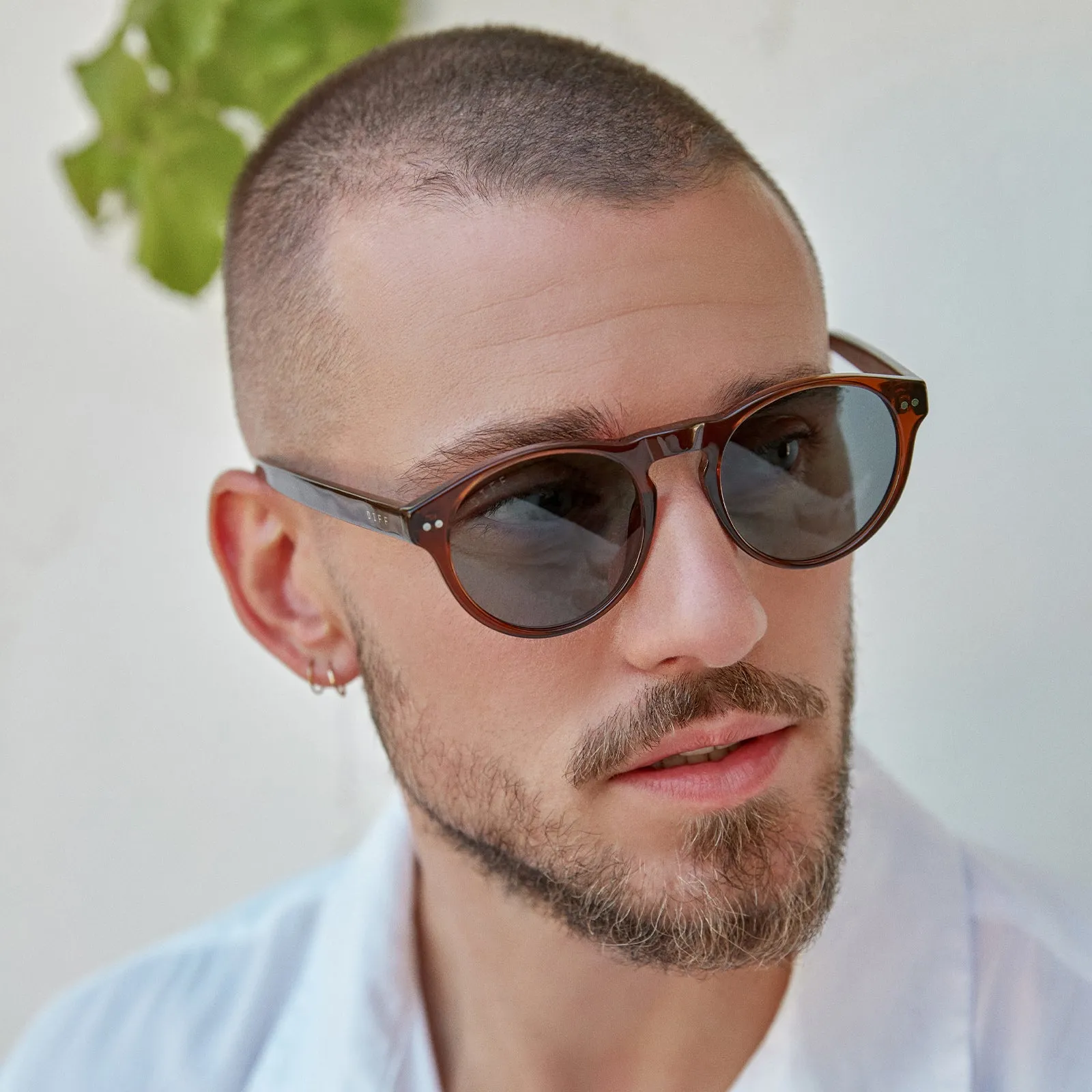 CODY - WHISKEY + GREY POLARIZED SUNGLASSES sold by Diff Eyewear product image thumbnail 5