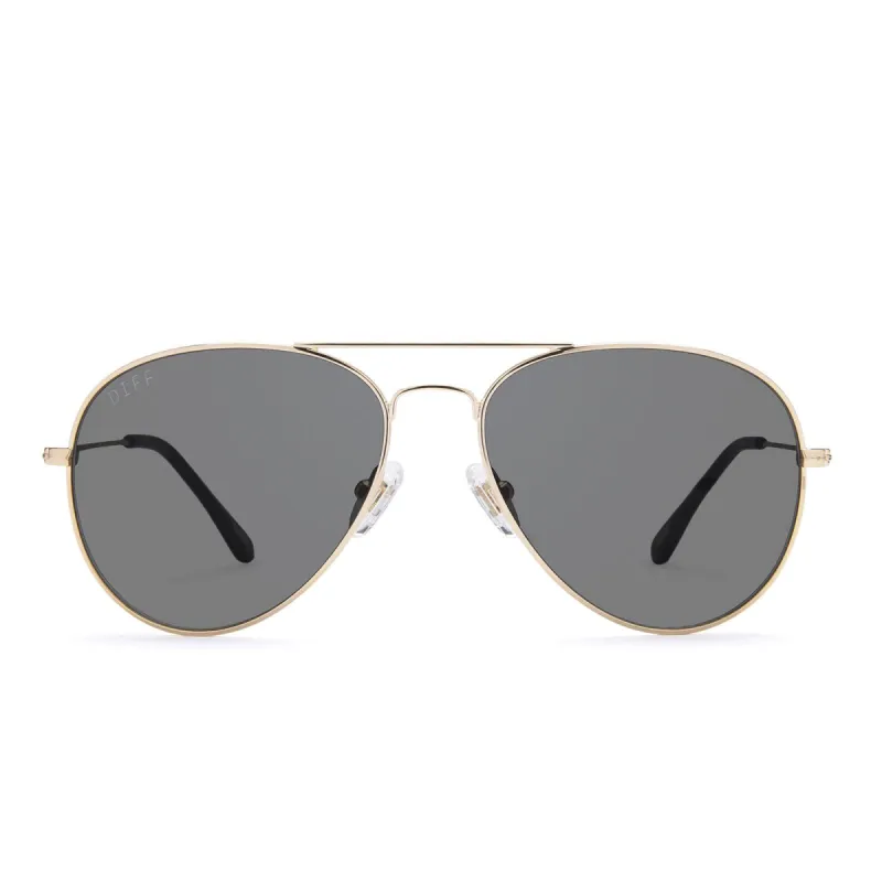 CRUZ - GOLD + G15 SUNGLASSES sold by Diff Eyewear