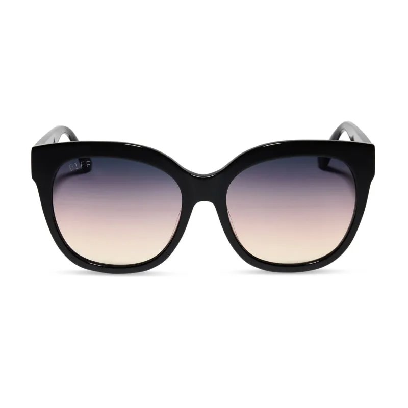 MAYA - BLACK + TWILIGHT GRADIENT SUNGLASSES sold by Diff Eyewear