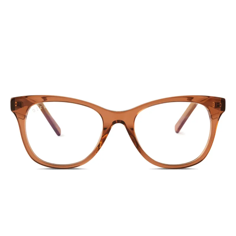 CARINA - BROWN SUGAR + GLASSES sold by Diff Eyewear