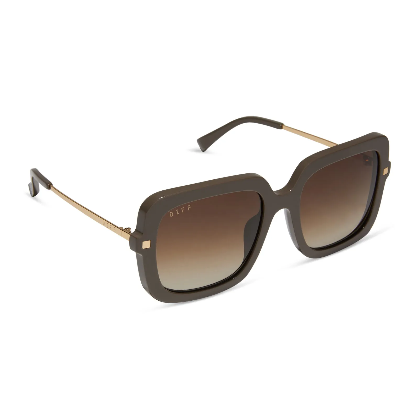 SANDRA - LONDON STONE + TRUFFLE GRADIENT SUNGLASSES sold by Diff Eyewear product image thumbnail 2