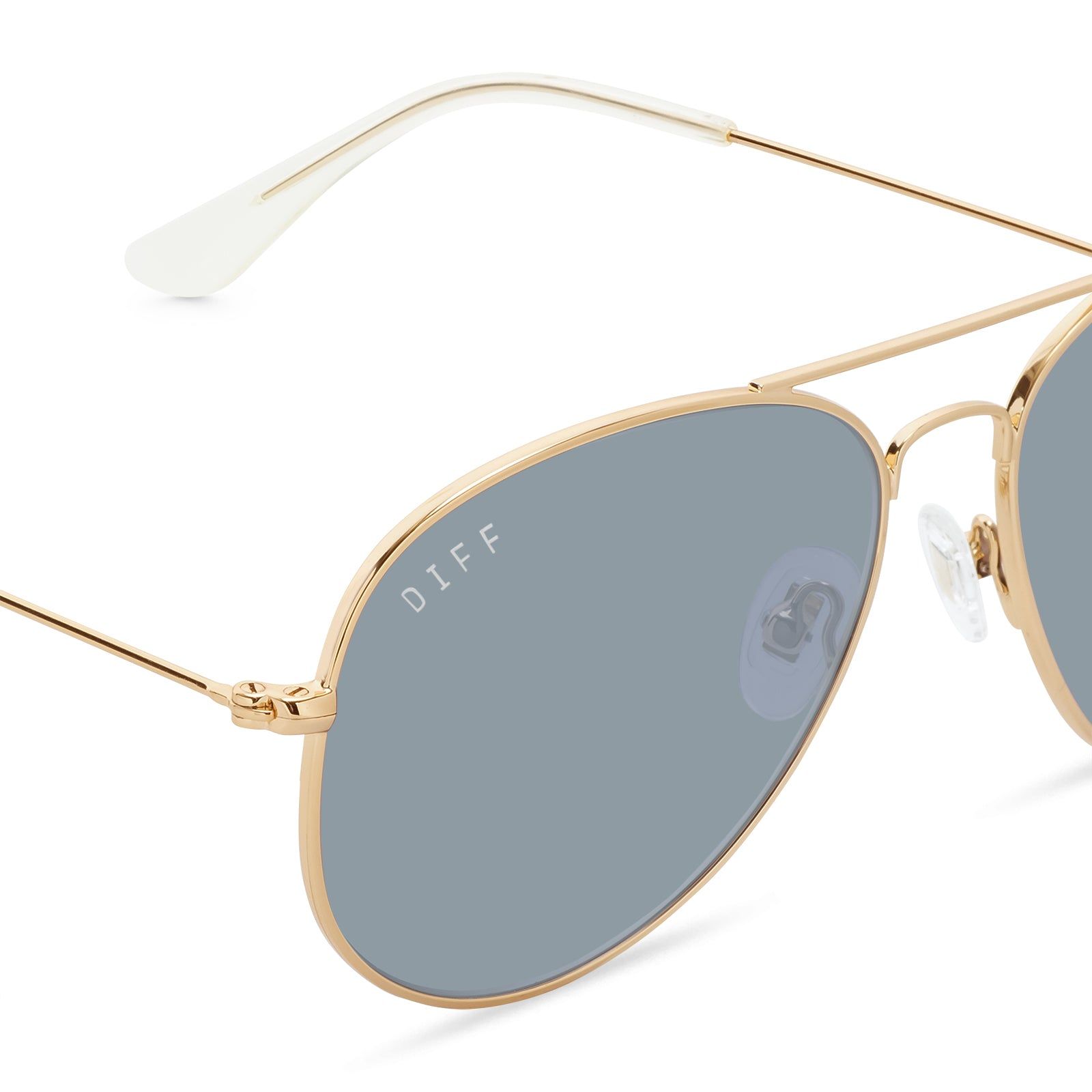CRUZ - GOLD + AVIARY FLASH SUNGLASSES sold by Diff Eyewear product image thumbnail 3