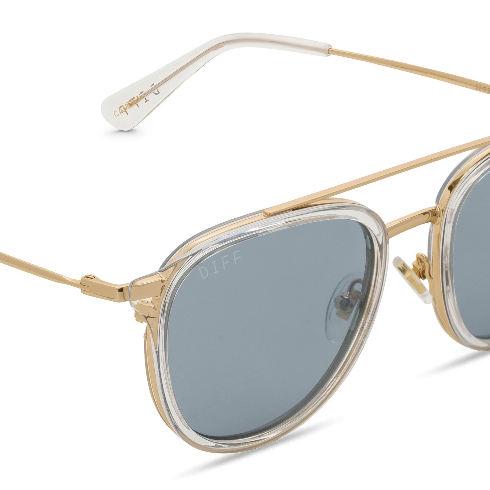 CAMDEN - GOLD + AVIARY FLASH + POLARIZED SUNGLASSES sold by Diff Eyewear product image thumbnail 3