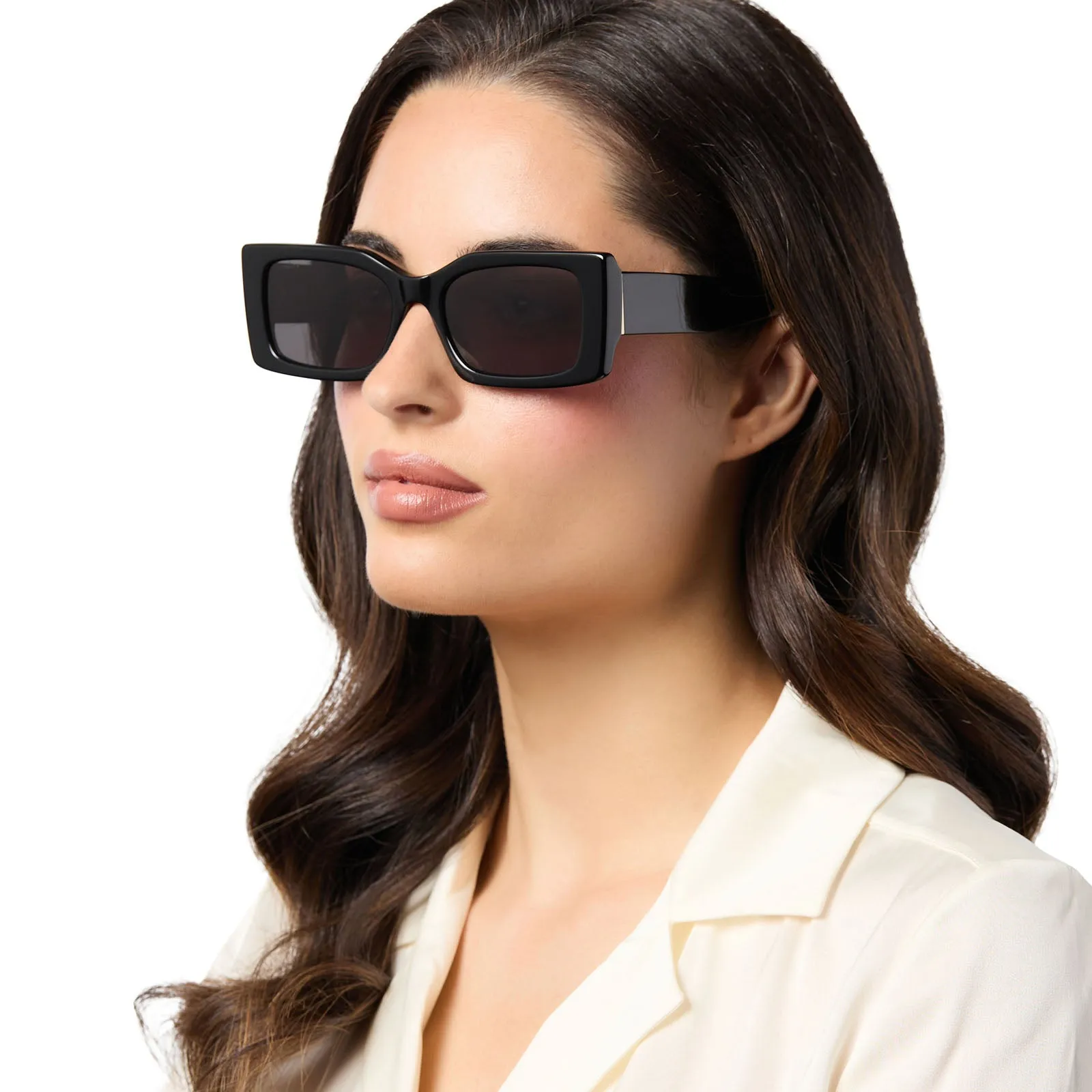 ALESSANDRA - BLACK + GREY + POLARIZED SUNGLASSES sold by Diff Eyewear product image thumbnail 5
