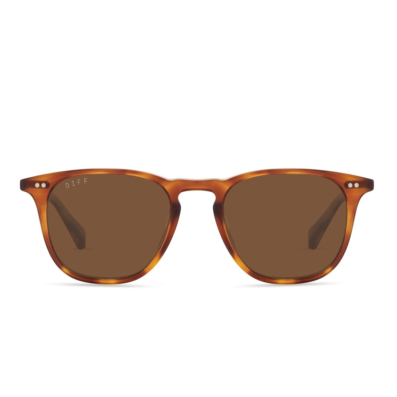 MAXWELL - ANDES TORTOISE + BROWN POLARIZED SUNGLASSES sold by Diff Eyewear