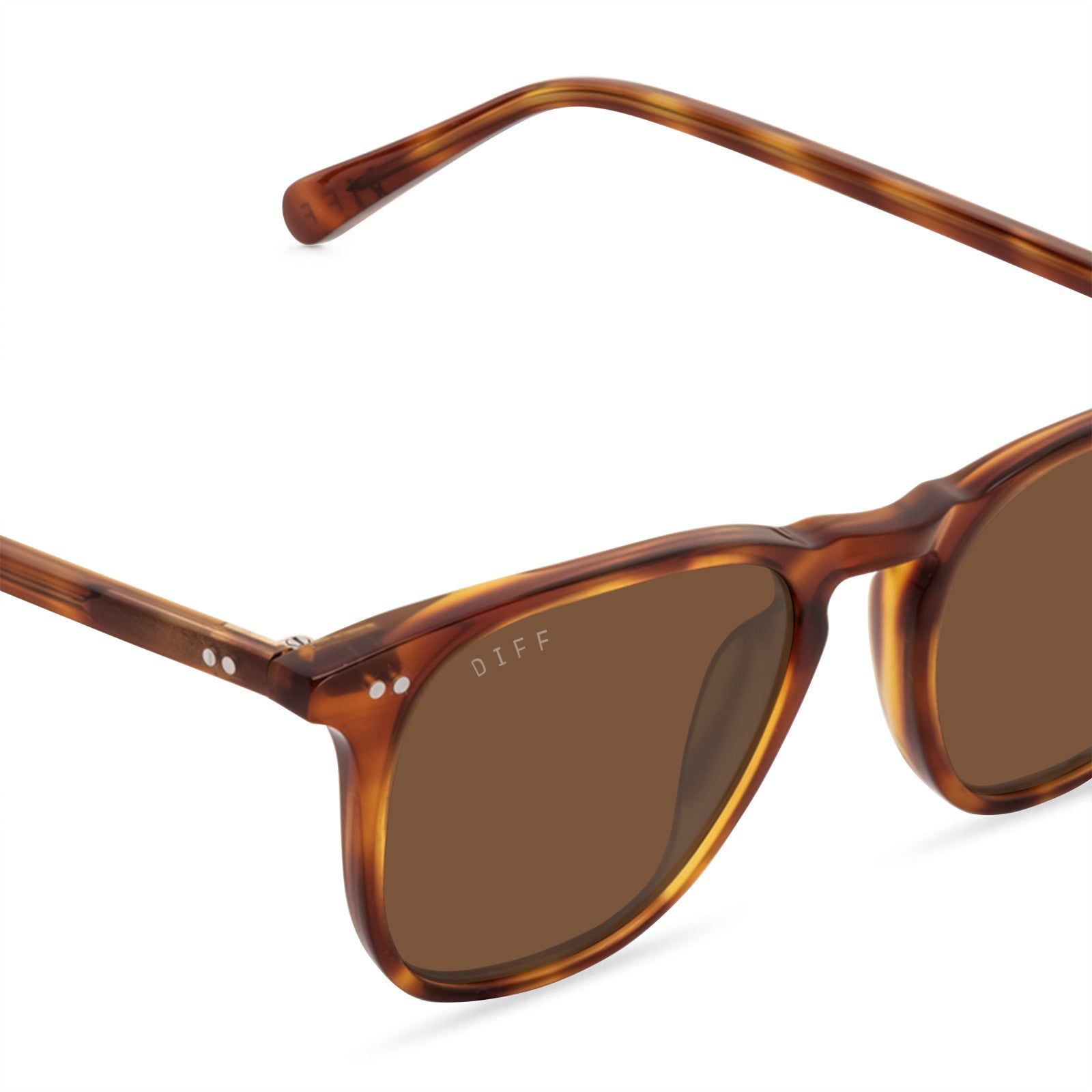 MAXWELL - ANDES TORTOISE + BROWN POLARIZED SUNGLASSES sold by Diff Eyewear product image thumbnail 4