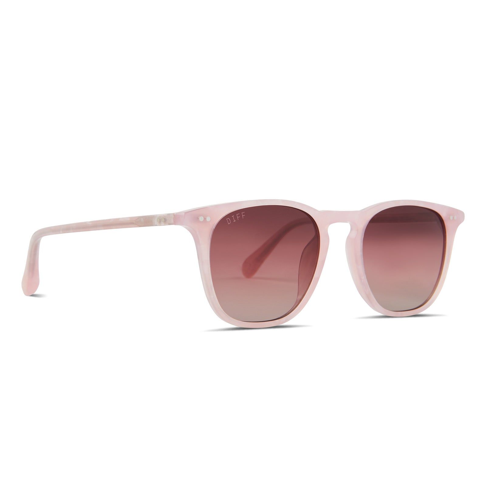 MAXWELL - GEO PINK + WINE GRADIENT SUNGLASSES sold by Diff Eyewear product image thumbnail 2