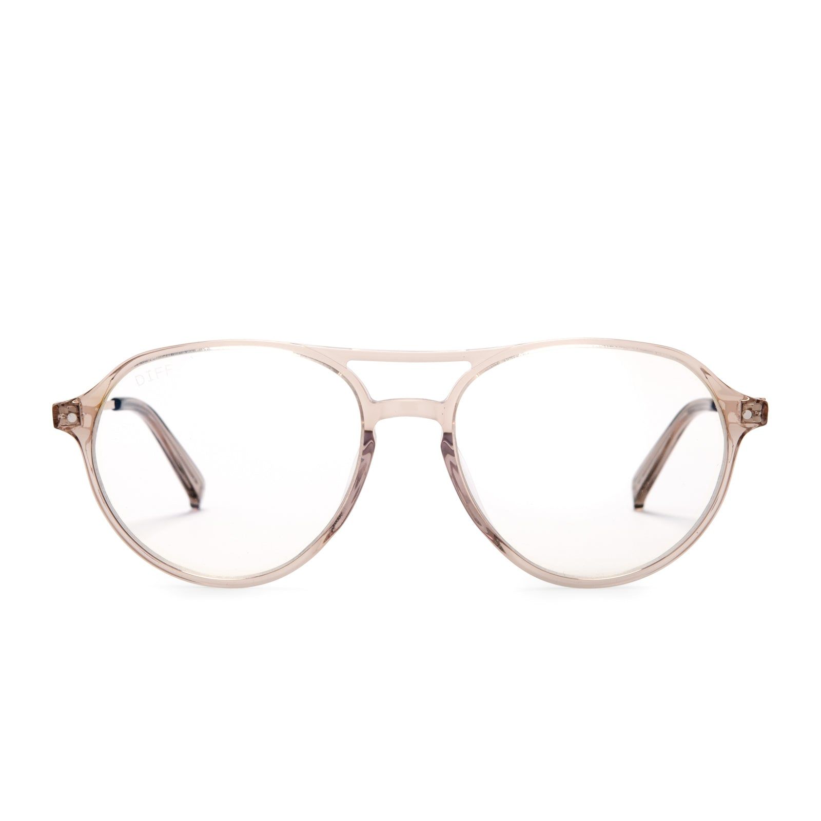 MILLER - VINTAGE CRYSTAL + BLUE LIGHT TECHNOLOGY GLASSES sold by Diff Eyewear
