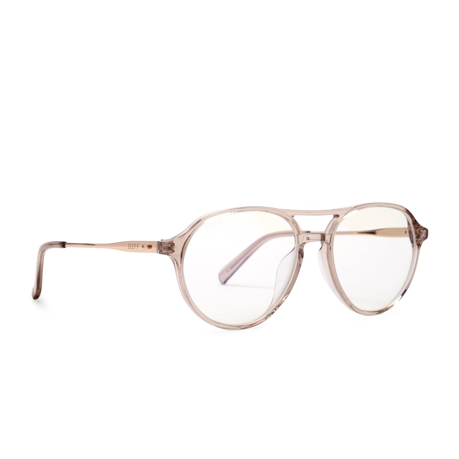 MILLER - VINTAGE CRYSTAL + BLUE LIGHT TECHNOLOGY GLASSES sold by Diff Eyewear product image thumbnail 2