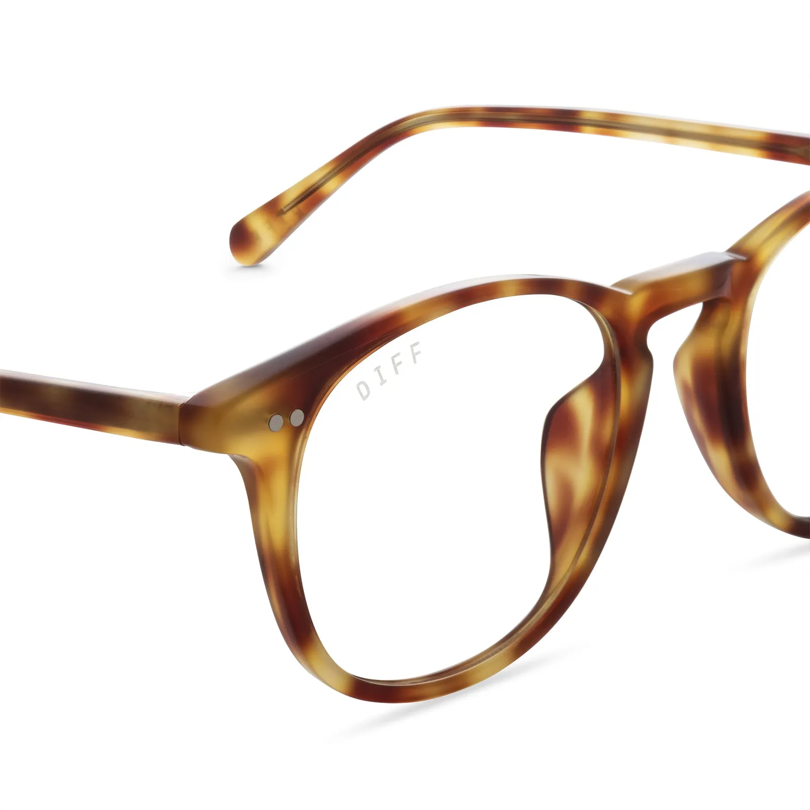 JAXSON - SOLSTICE TORTOISE + BLUE LIGHT TECHNOLOGY GLASSES sold by Diff Eyewear product image thumbnail 3