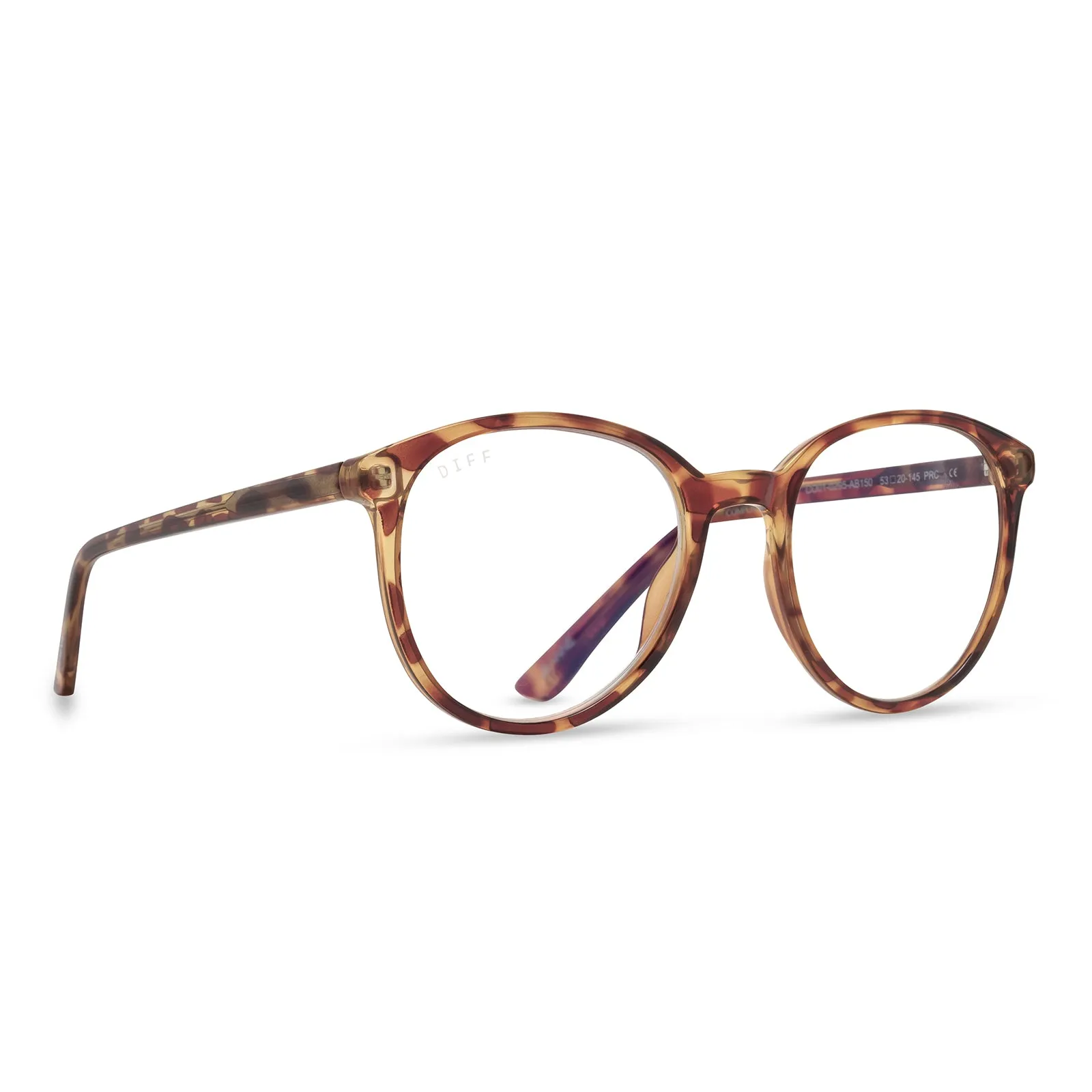 JEANNE - SOLSTICE TORTOISE + BLUE LIGHT TECHNOLOGY GLASSES sold by Diff Eyewear product image thumbnail 2