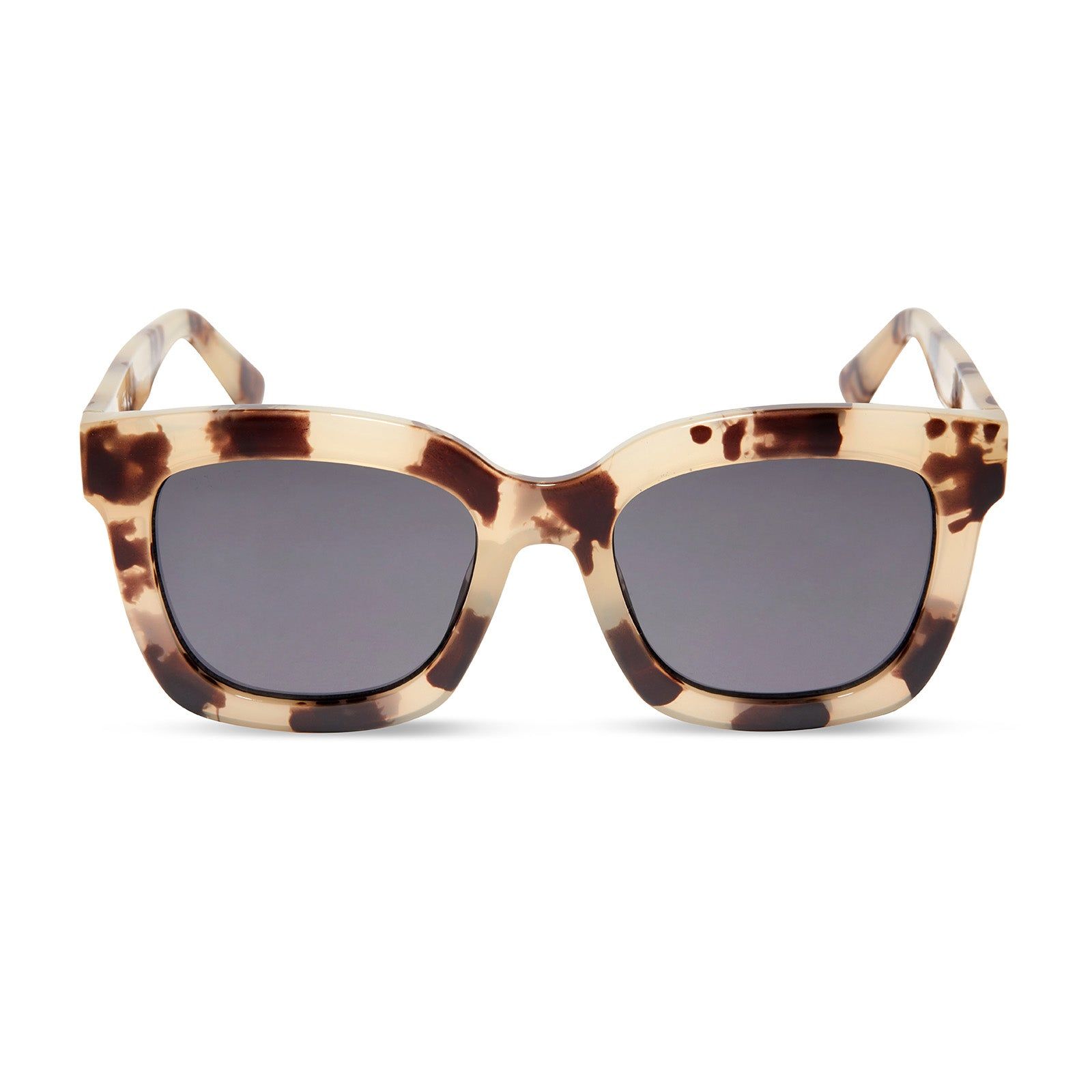 KRISTA HORTON - THE KAMP + CREAM TORTOISE + SOLID GREY POLARIZED SUNGLASSES sold by Diff Eyewear