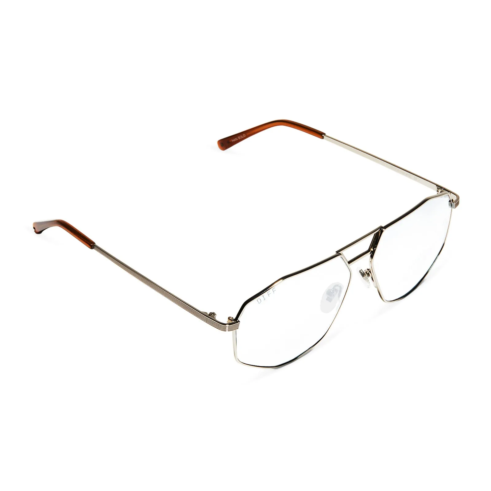 HAN SOLO™ – CARBONITE™ - COOL SILVER METAL + PRESCRIPTION GLASSES sold by Diff Eyewear product image thumbnail 4