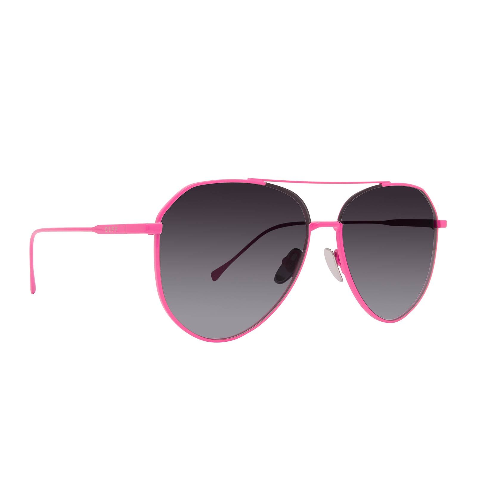 DASH - NEON PINK + GREY GRADIENT SUNGLASSES sold by Diff Eyewear product image thumbnail 2