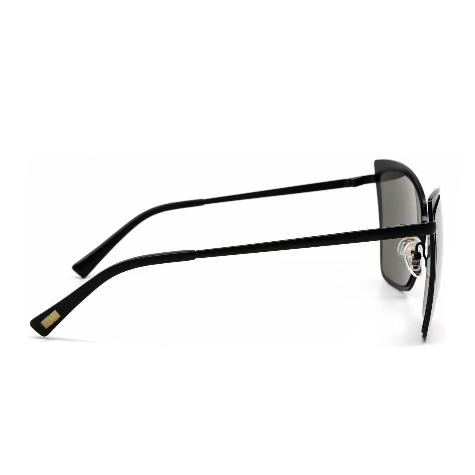 BECKY - MATTE BLACK + GOLD MIRROR SUNGLASSES sold by Diff Eyewear product image thumbnail 3