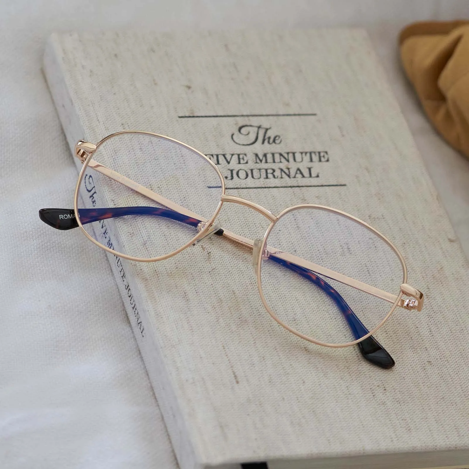 ROMAN - GOLD/TORTOISE + BLUE LIGHT READERS sold by Diff Eyewear product image thumbnail 5
