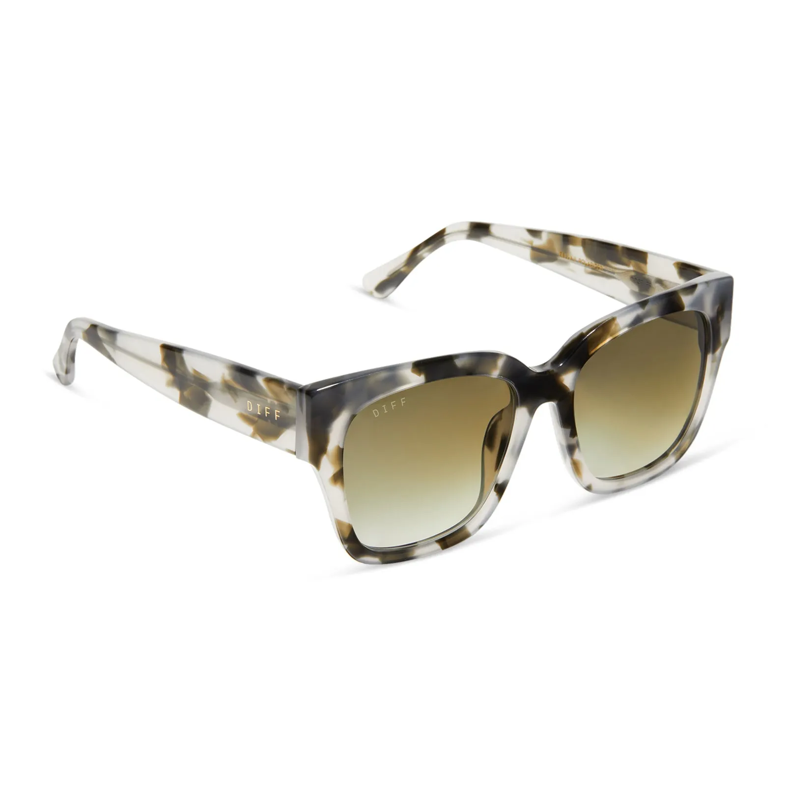 BELLA II - KOMBU + OLIVE GRADIENT + POLARIZED SUNGLASSES sold by Diff Eyewear product image thumbnail 2