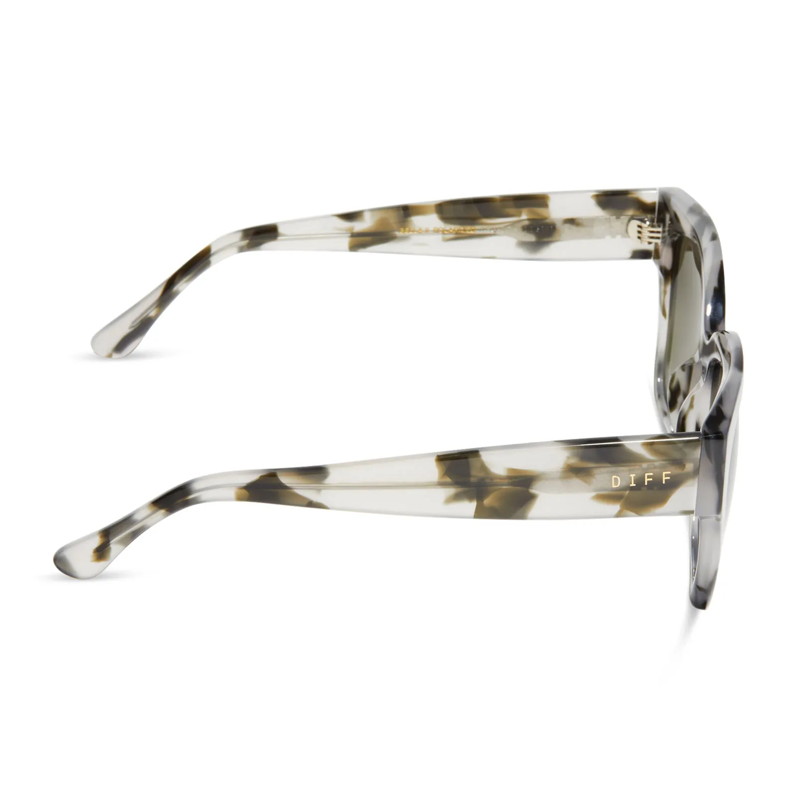 BELLA II - KOMBU + OLIVE GRADIENT + POLARIZED SUNGLASSES sold by Diff Eyewear product image thumbnail 3