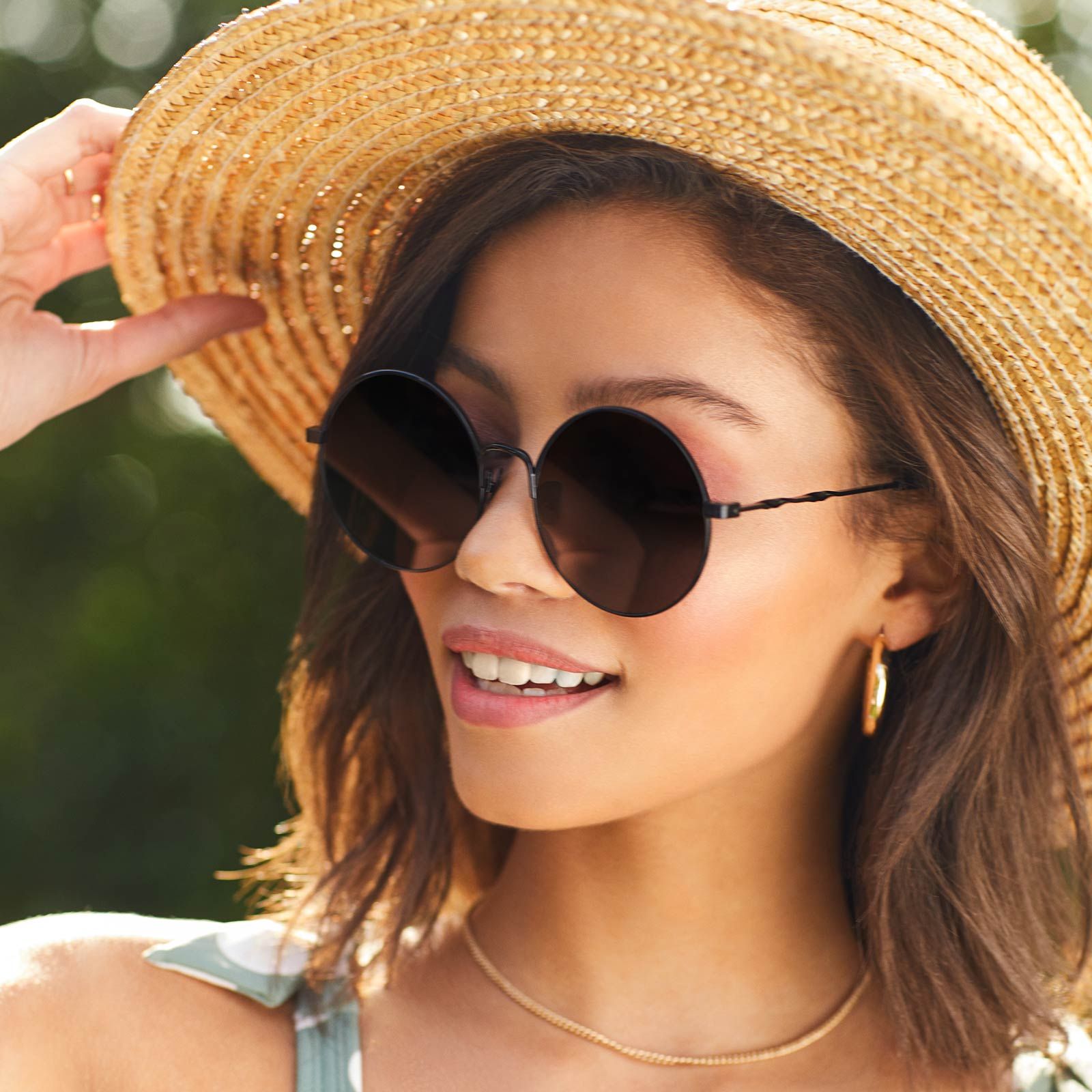 ISLA - BLACK + BLACK WRAP + GREY SUNGLASSES sold by Diff Eyewear product image thumbnail 4