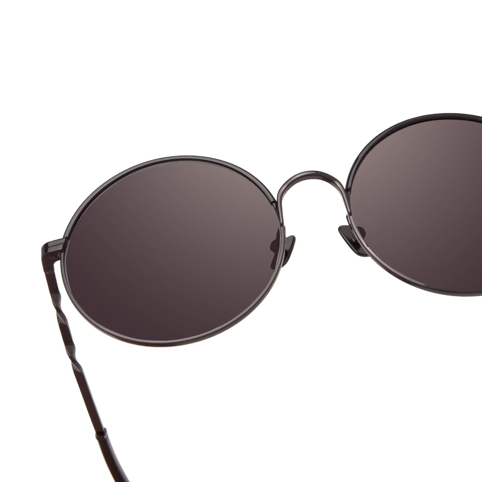 ISLA - BLACK + BLACK WRAP + GREY SUNGLASSES sold by Diff Eyewear product image thumbnail 6