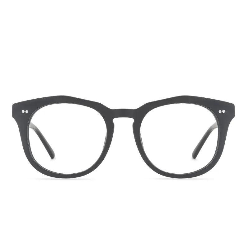 WESTON - MATTE BLACK + BLUE LIGHT GLASSES sold by Diff Eyewear
