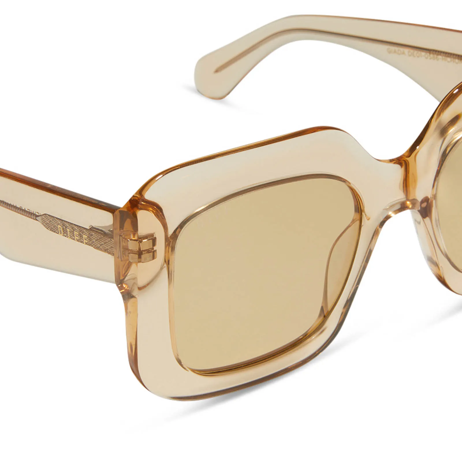 GIADA - HONEY CRYSTAL + HONEY CRYSTAL SUNGLASSES sold by Diff Eyewear product image thumbnail 4