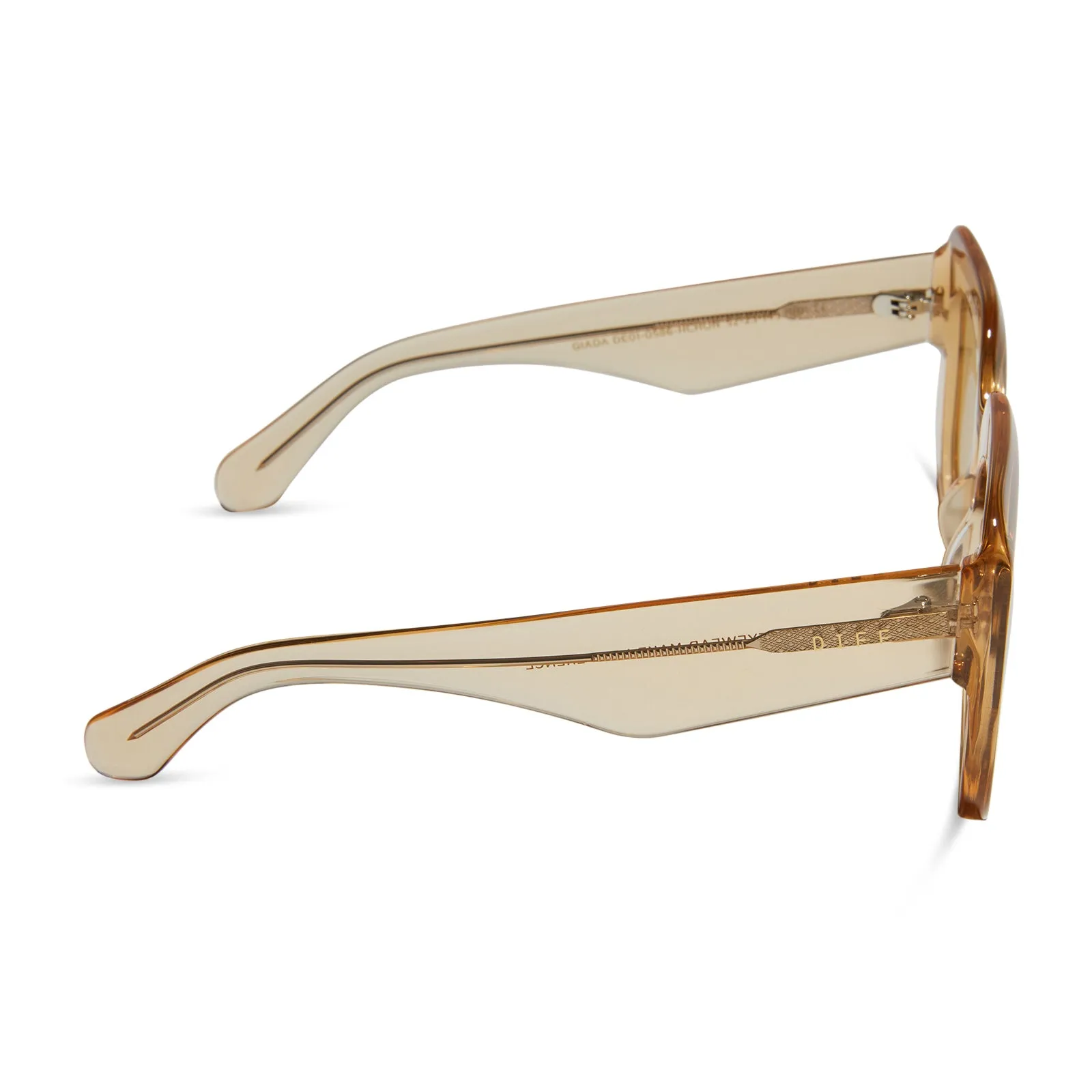 GIADA - HONEY CRYSTAL + HONEY CRYSTAL SUNGLASSES sold by Diff Eyewear product image thumbnail 3