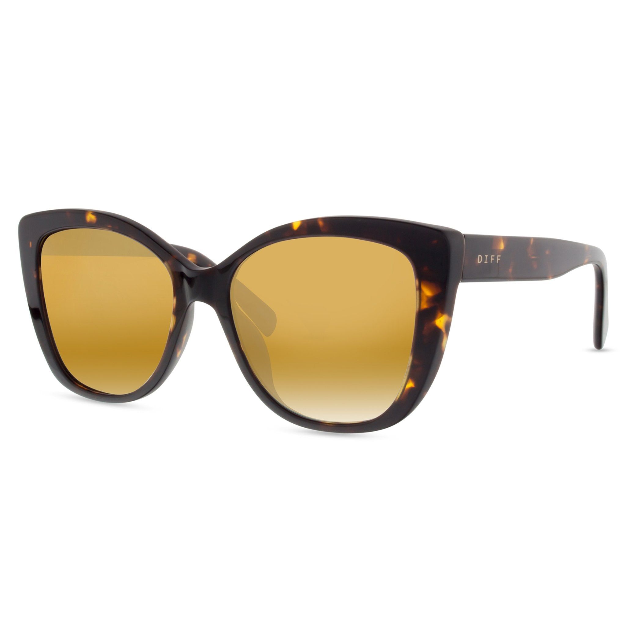 CHRISTINA EL MOUSSA - RUBY + TORTOISE + GOLD FLASH POLARIZED SUNGLASSES sold by Diff Eyewear product image thumbnail 2