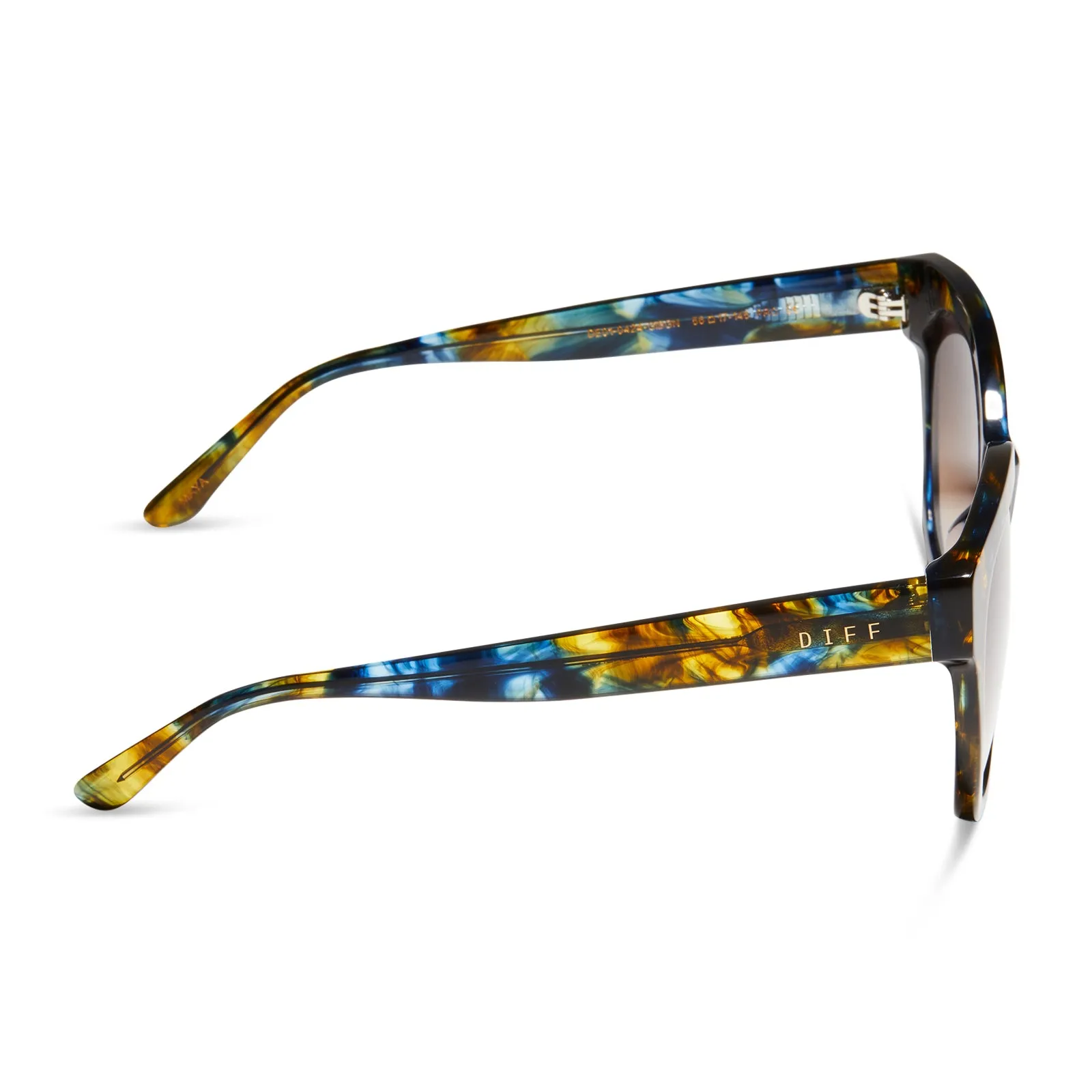 MAYA - GLACIAL TORTOISE + BROWN GRADIENT SUNGLASSES sold by Diff Eyewear product image thumbnail 3