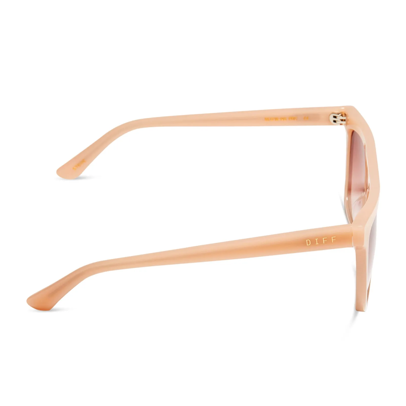 STEVIE - FADED CITRUS + DUSK GRADIENT SUNGLASSES sold by Diff Eyewear product image thumbnail 3