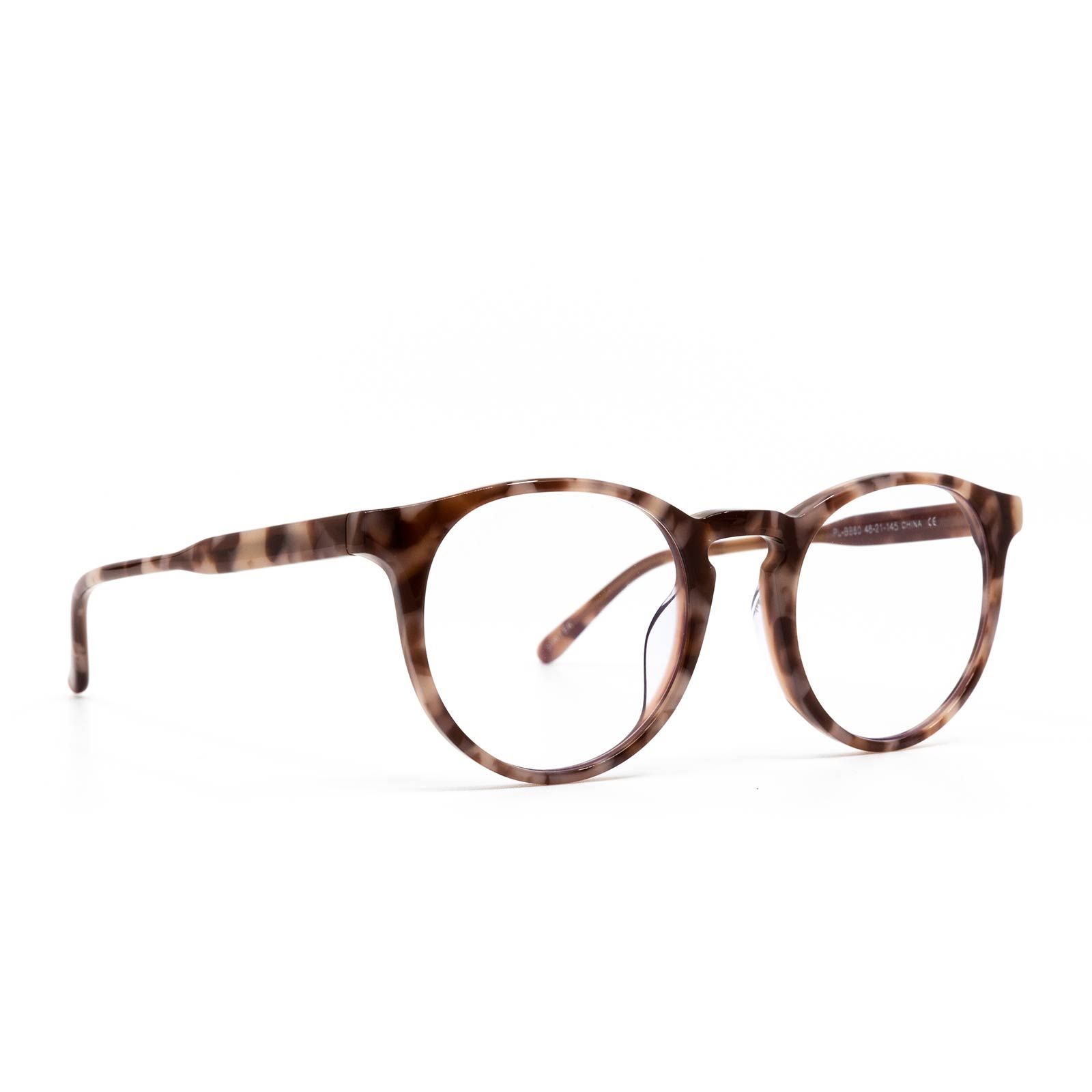 SAWYER - PLUM TORTOISE +CLEAR GLASSES sold by Diff Eyewear product image thumbnail 2