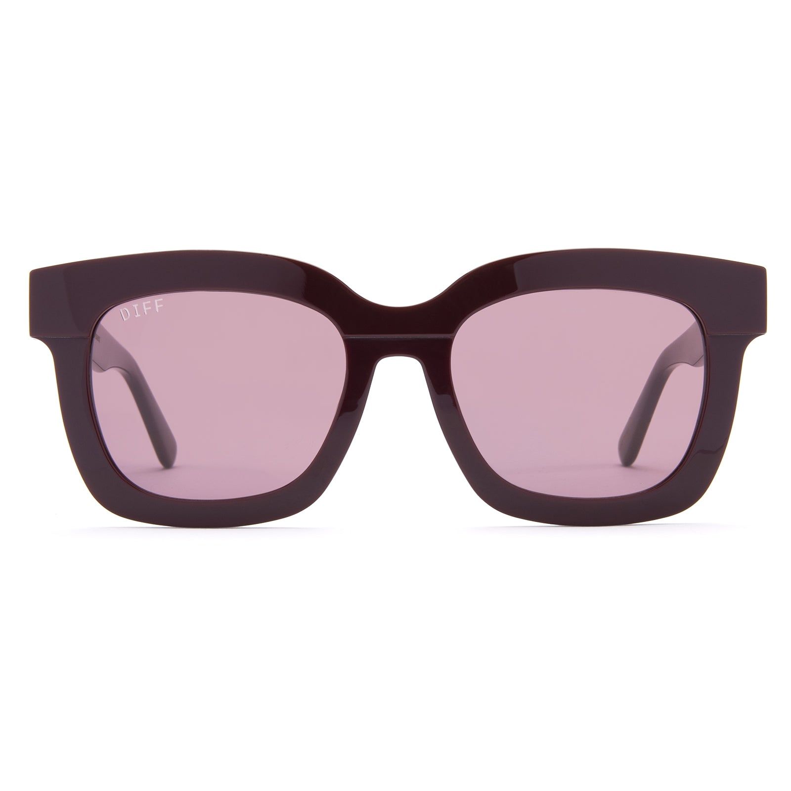 CARSON - CLARET + WINE GRADIENT SUNGLASSES sold by Diff Eyewear
