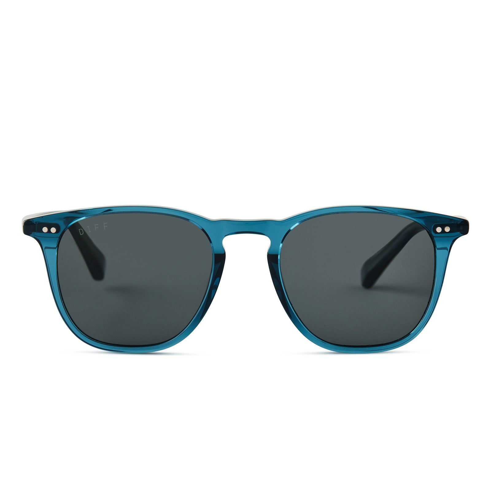 MAXWELL - DEEP AQUA + BLUE GRADIENT POLARIZED SUNGLASSES sold by Diff Eyewear