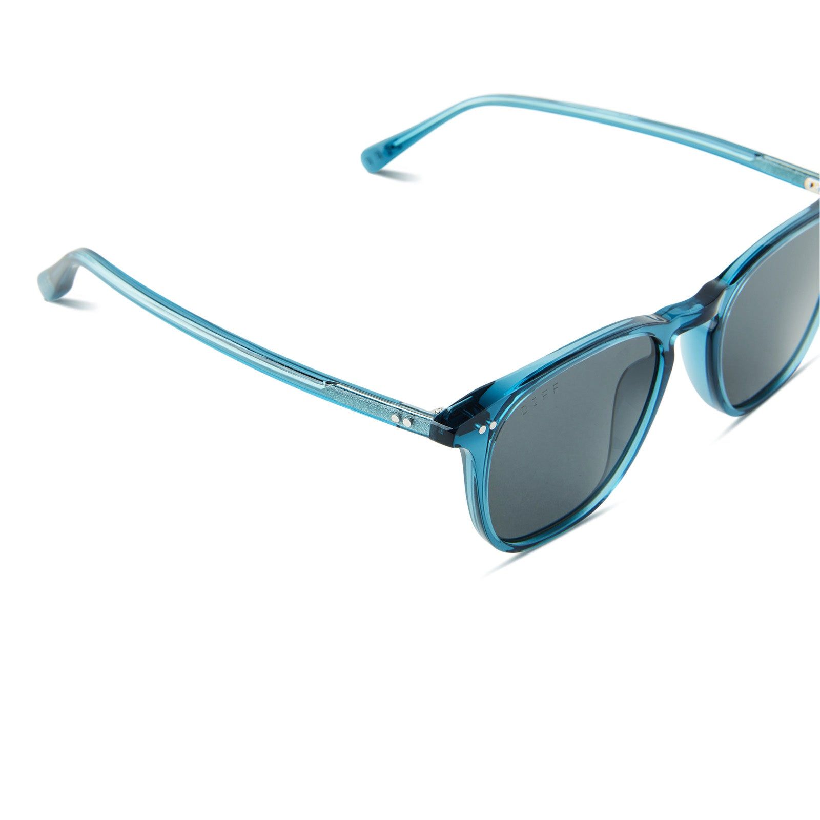 MAXWELL - DEEP AQUA + BLUE GRADIENT POLARIZED SUNGLASSES sold by Diff Eyewear product image thumbnail 4