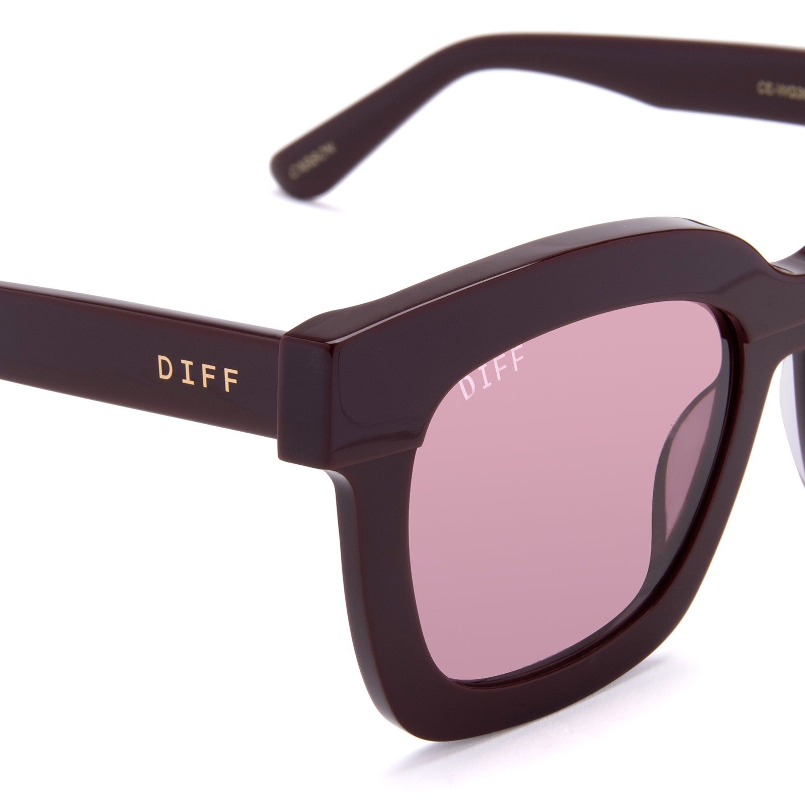 CARSON - CLARET + WINE GRADIENT SUNGLASSES sold by Diff Eyewear product image thumbnail 4