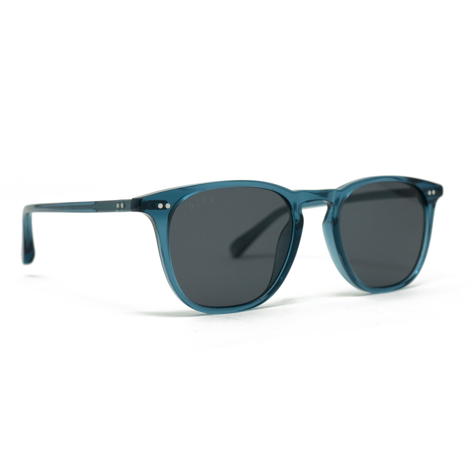 MAXWELL - DEEP AQUA + BLUE GRADIENT POLARIZED SUNGLASSES sold by Diff Eyewear product image thumbnail 2