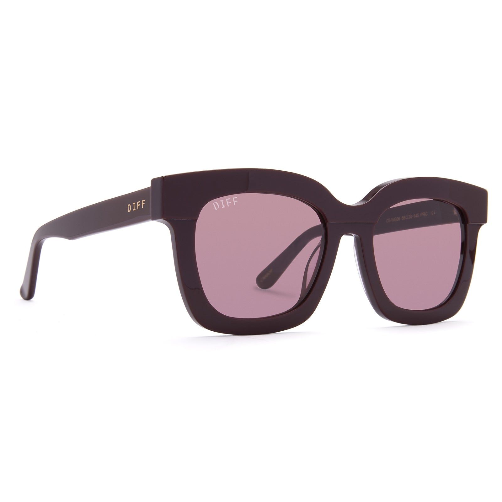 CARSON - CLARET + WINE GRADIENT SUNGLASSES sold by Diff Eyewear product image thumbnail 2