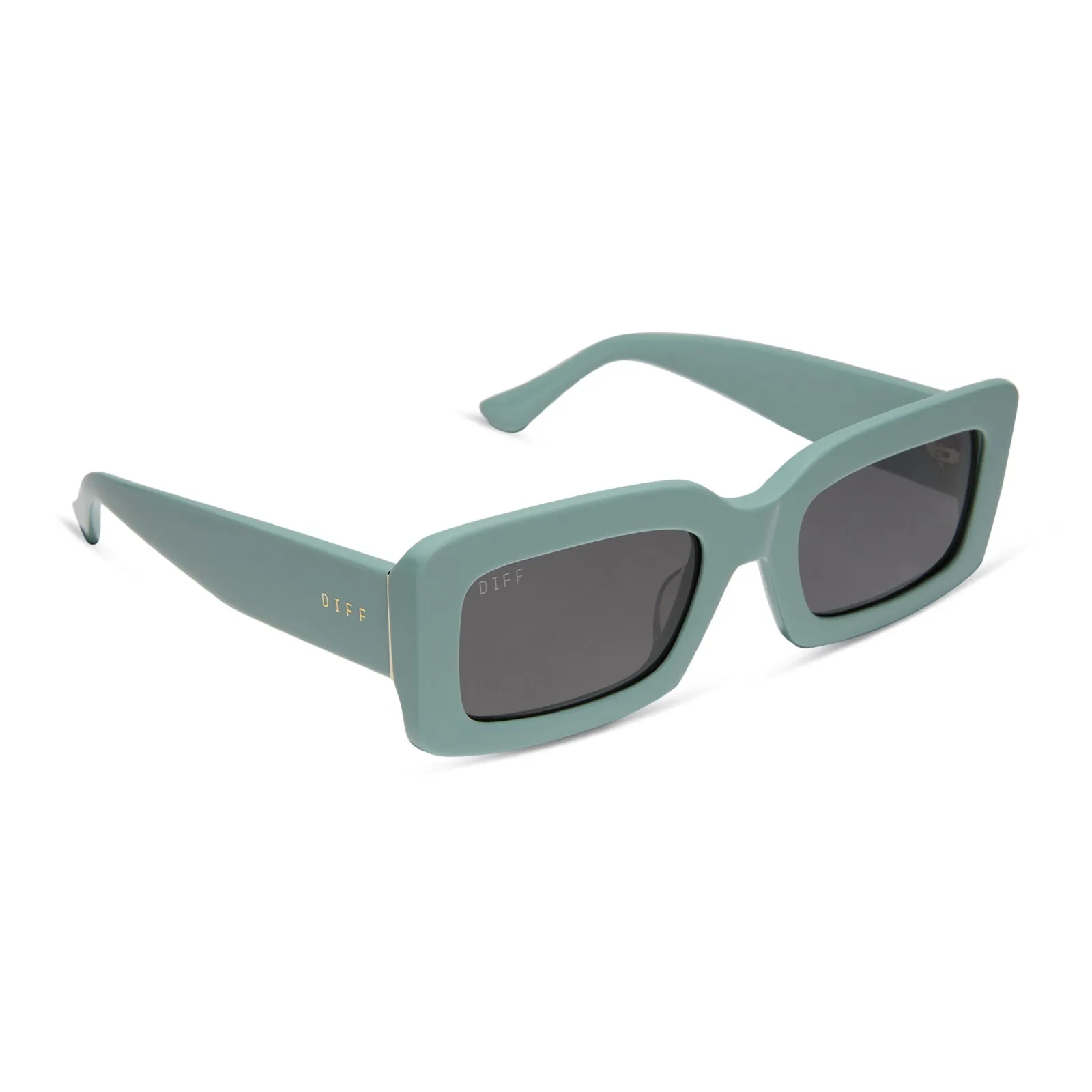 INDY - STEEL TEAL + GREY + POLARIZED SUNGLASSES sold by Diff Eyewear product image thumbnail 2