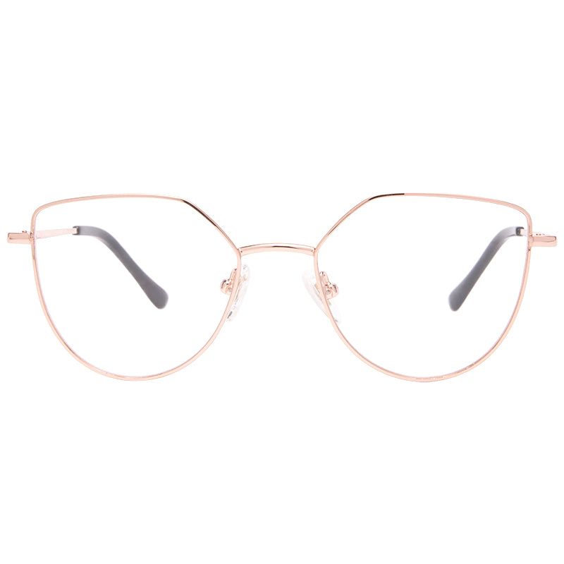 PIXIE - ROSE GOLD + BLUE LIGHT TECHNOLOGY CLEAR GLASSES sold by Diff Eyewear