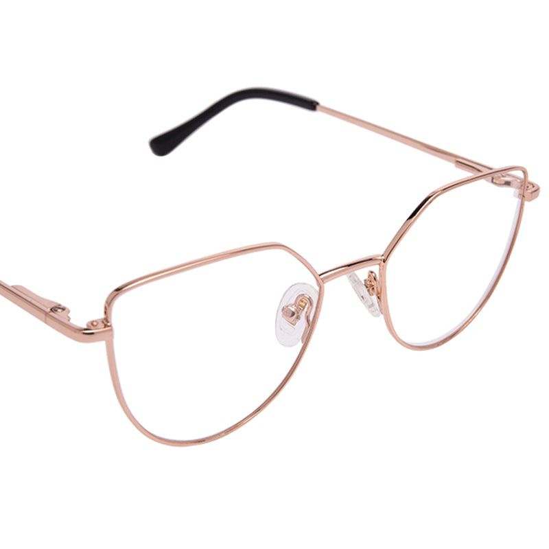PIXIE - ROSE GOLD + BLUE LIGHT TECHNOLOGY CLEAR GLASSES sold by Diff Eyewear product image thumbnail 5