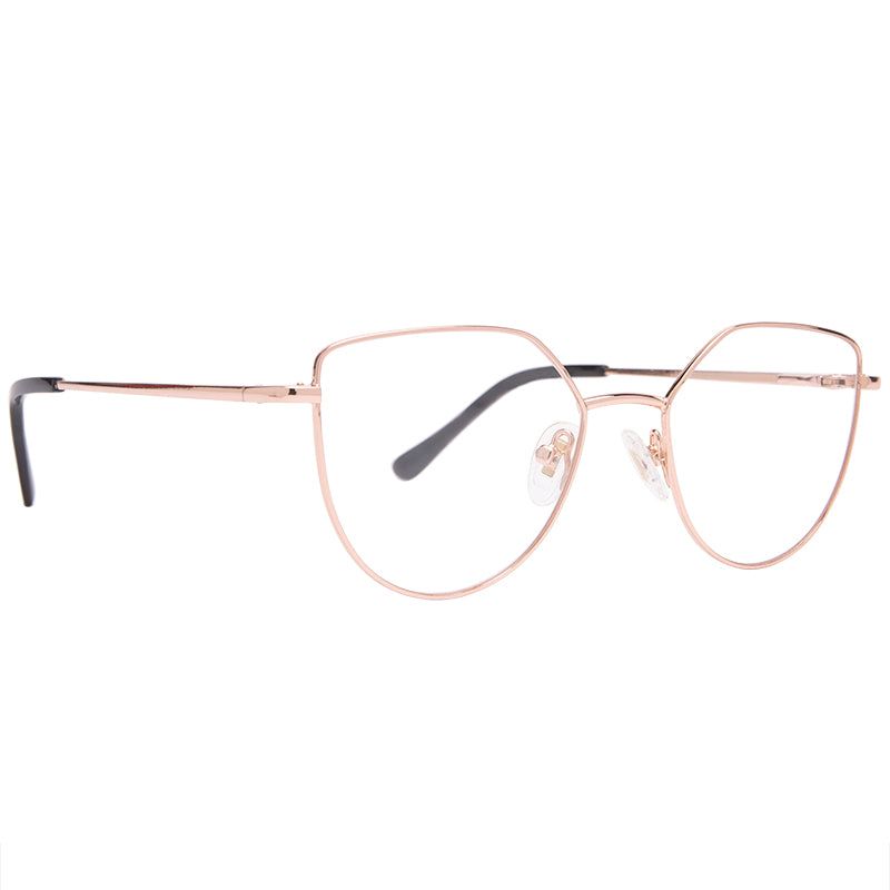 PIXIE - ROSE GOLD + BLUE LIGHT TECHNOLOGY CLEAR GLASSES sold by Diff Eyewear product image thumbnail 2