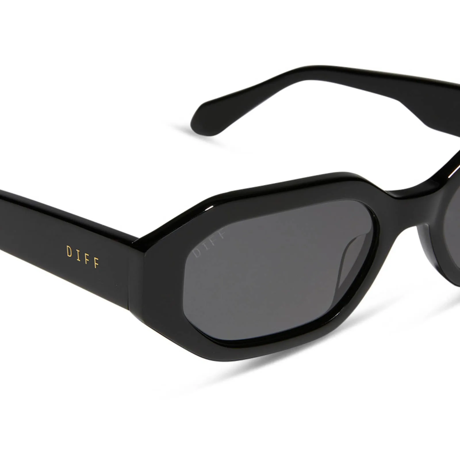 ALLEGRA - BLACK + GREY SUNGLASSES sold by Diff Eyewear product image thumbnail 4