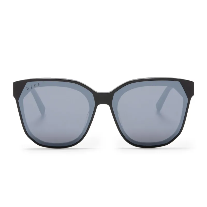 GIA - BLACK + GREY MIRROR SUNGLASSES sold by Diff Eyewear