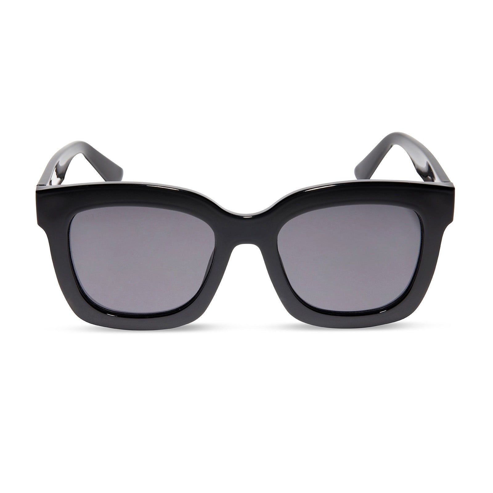KRISTA HORTON - THE KAMP + BLACK + SOLID GREY POLARIZED SUNGLASSES sold by Diff Eyewear