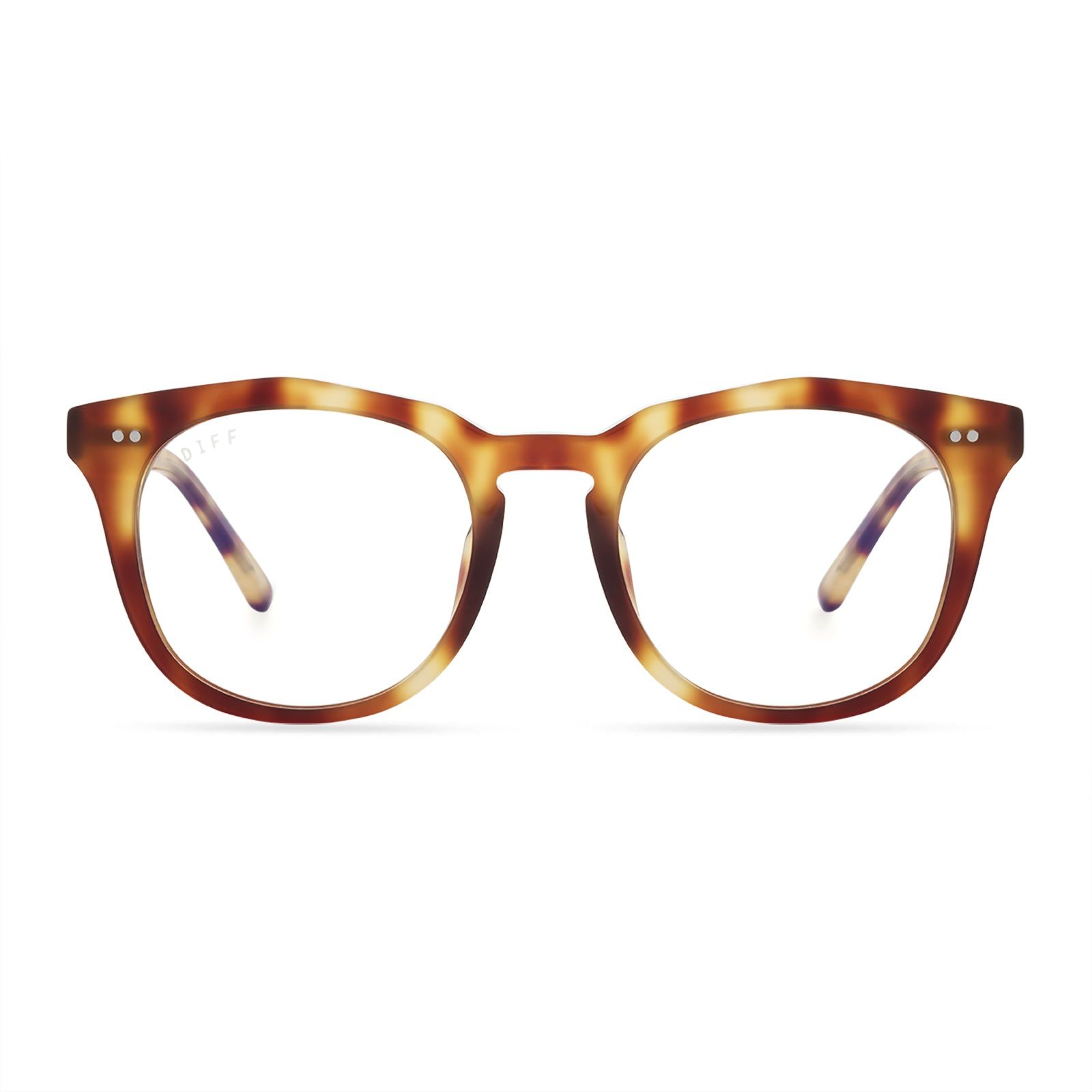 WESTON - SOLSTICE TORTOISE + CLEAR GLASSES sold by Diff Eyewear