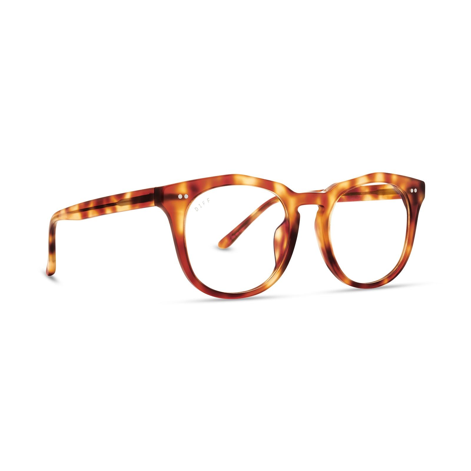 WESTON - SOLSTICE TORTOISE + CLEAR GLASSES sold by Diff Eyewear product image thumbnail 4