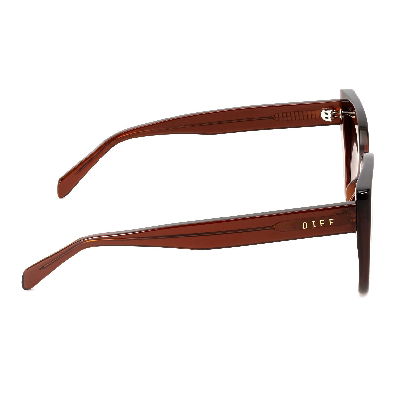 MARGOT - COGNAC + BROWN GRADIENT SUNGLASSES sold by Diff Eyewear product image thumbnail 4