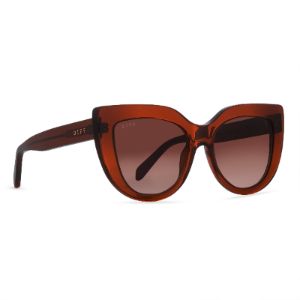 MARGOT - COGNAC + BROWN GRADIENT SUNGLASSES sold by Diff Eyewear