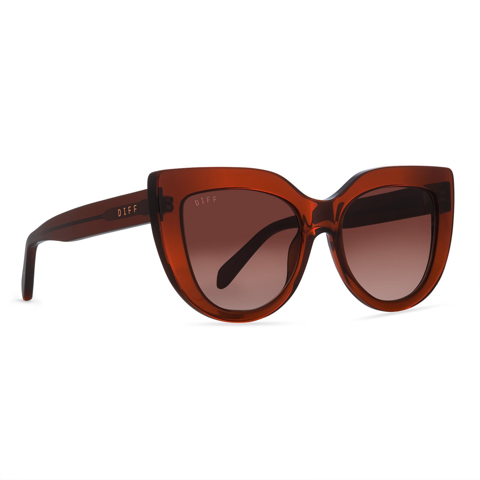 MARGOT - COGNAC + BROWN GRADIENT SUNGLASSES sold by Diff Eyewear product image thumbnail 2