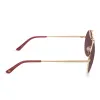 PATRICIA NASH - GLORIA + BRUSHED GOLD + WINE GRADIENT SUNGLASSES sold by Diff Eyewear